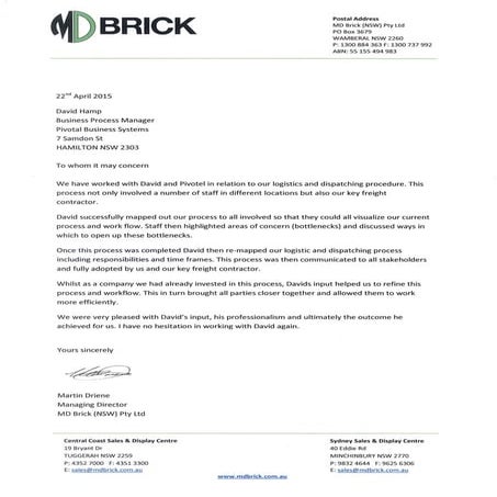 Bus Process reference - MD Brick_Apr 15 | PDF