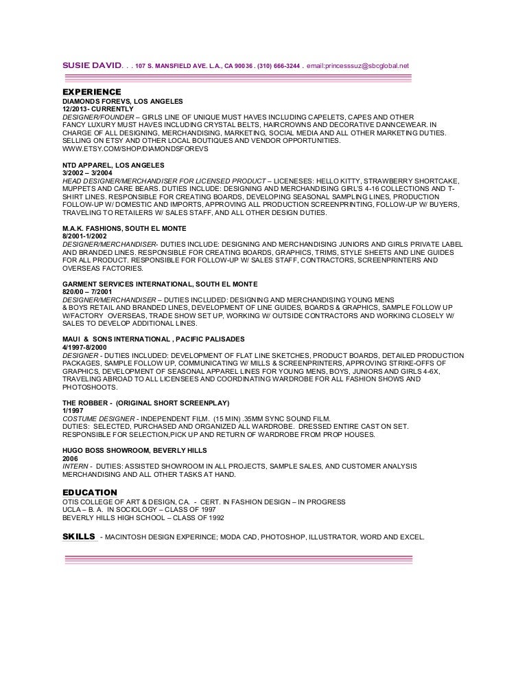 Resumesusiedavid