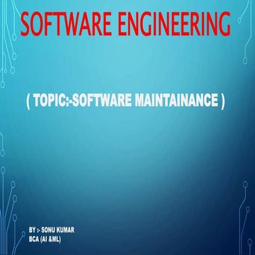 SOFTWARE MAINTAINANCE AND ITS KEY ASPECTS .pptx