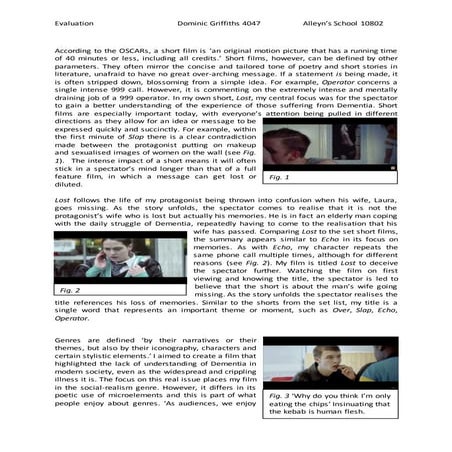 4047 dominic griffiths evaluation