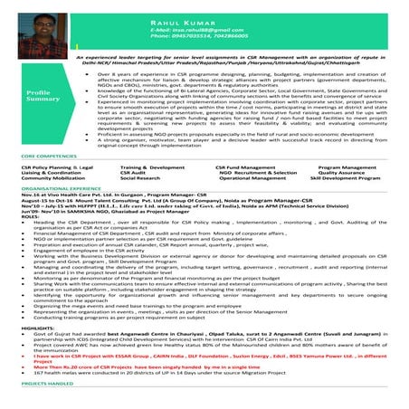 Rahul Kumar-CSR