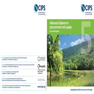 CIPS - Advance Diploma Guide