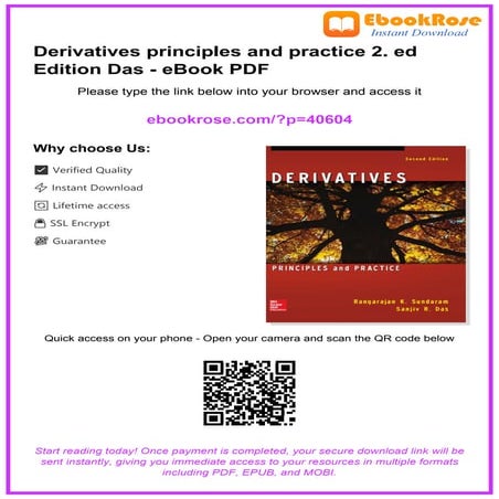 Comprehensive Guide to Derivatives: Principles and Practice, 2nd ...