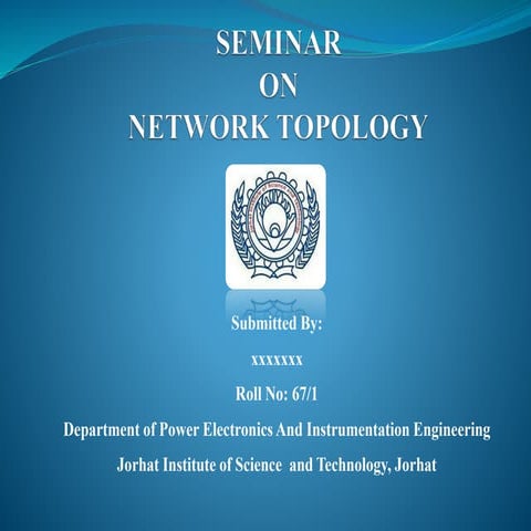 Pedagogy of computer science - presentation on network topology types | PDF