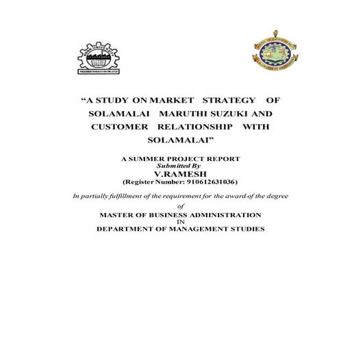 FINAL PROJECT-MBA | PDF
