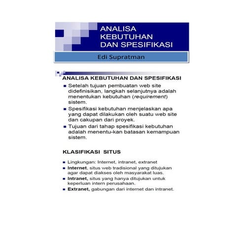 4075 pertemuan10 (analisa kebutuhan)