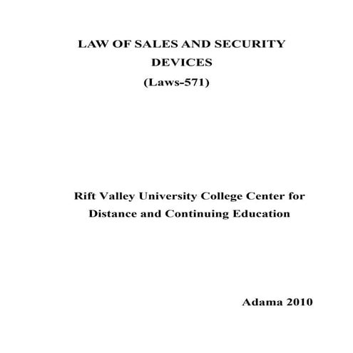 40788-law-of-sales-and-security-devices-rvuc-distance (1).doc