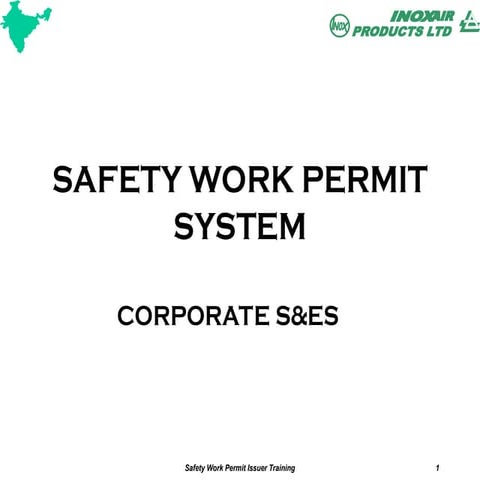 Permit to work system | PPTX