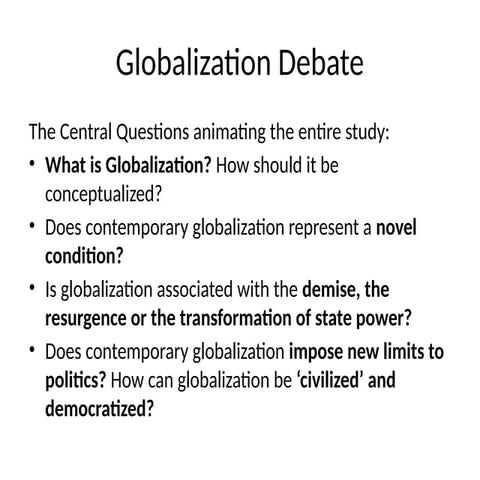 GLOBALIZATIONTCWREVIEWER COLLEGE LEVEL ENTRY