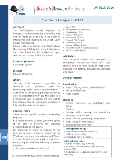 Curs OSINT