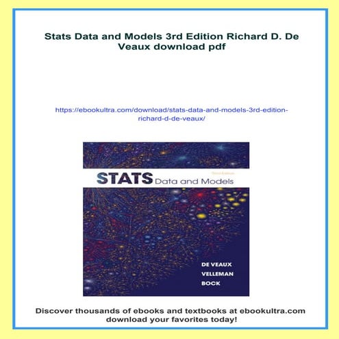 Stats Data and Models 3rd Edition Richard D. De Veaux