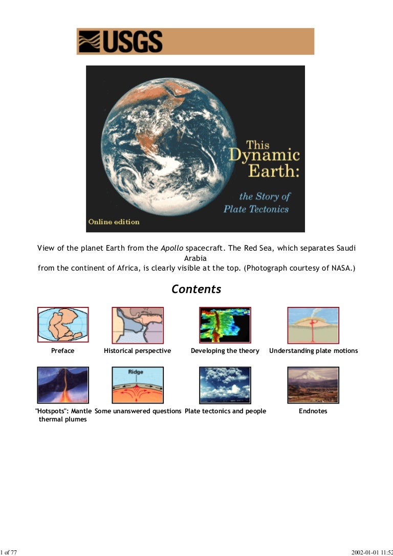 40910709 The Story Of Plate Tectonics