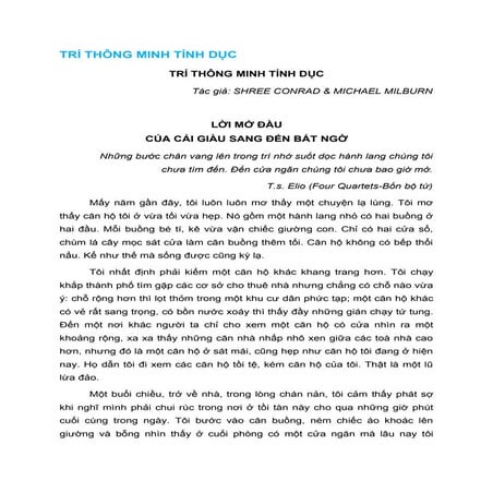 Trí Thông Minh Tính Dục 