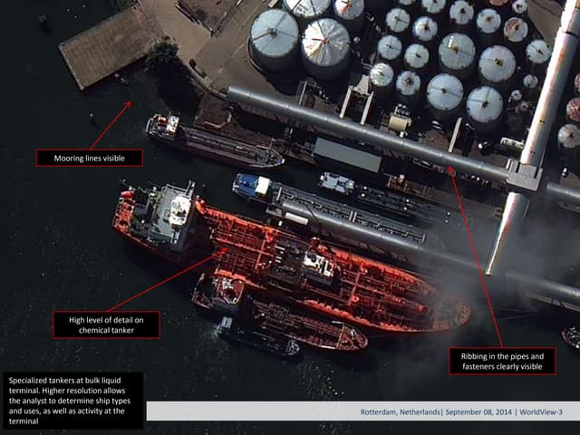 Rotterdam Oil Refinery WorldView-3 ...