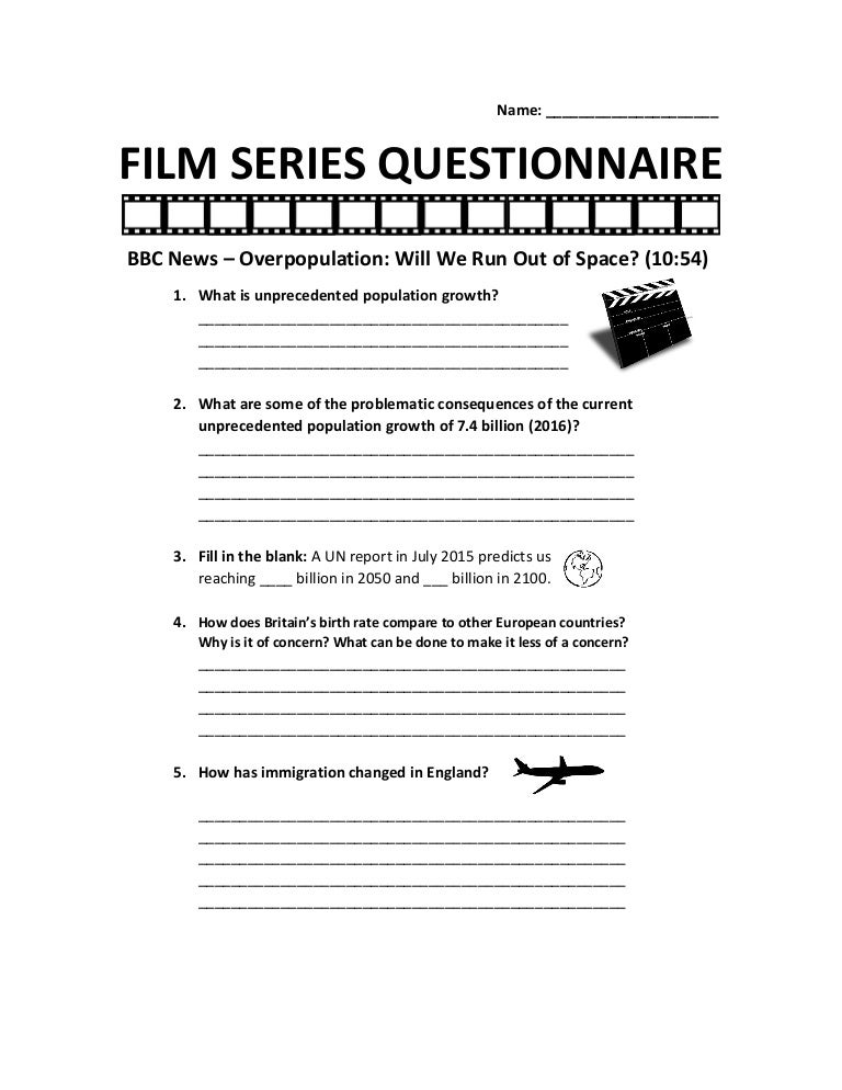 film series questionnaire