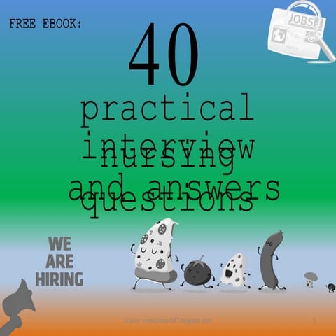 40 practical nursing interview questions and answers pdf