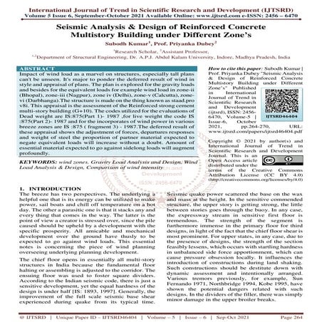 Seismic Analysis of Multistory Building with and without Floating ...