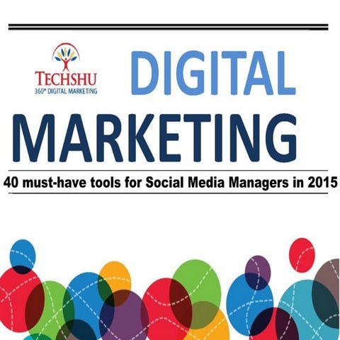 40 Must-have Tools for Social Media Managers in 2015