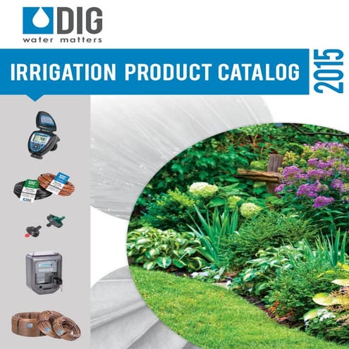 Catalogue thiết bị tưới nhỏ giọt cảnh quan DIG corp USA