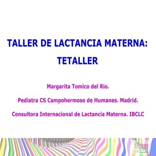 TETALLER: lactancia materna en los ...