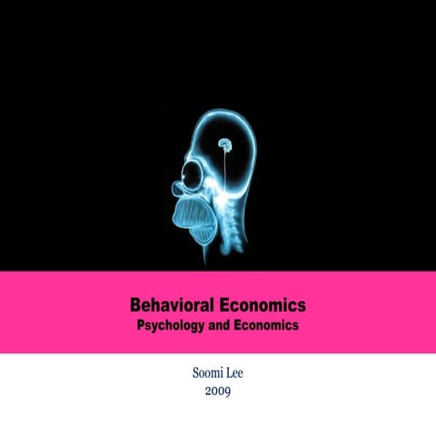 Overview of Behavioral Economics
