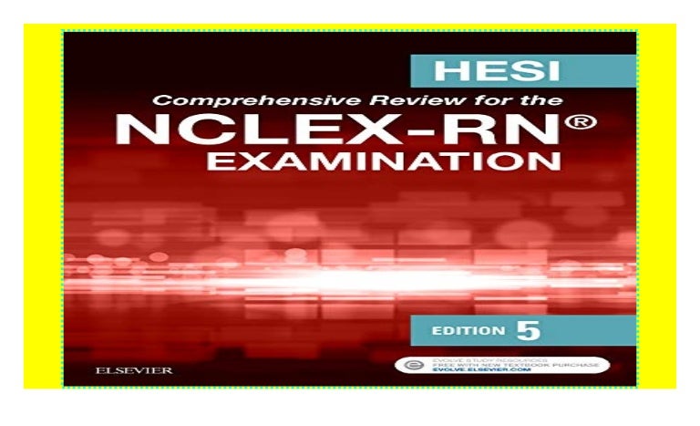 HESI Comprehensive Review for the NCLEXRN Examination, 5e paperback…