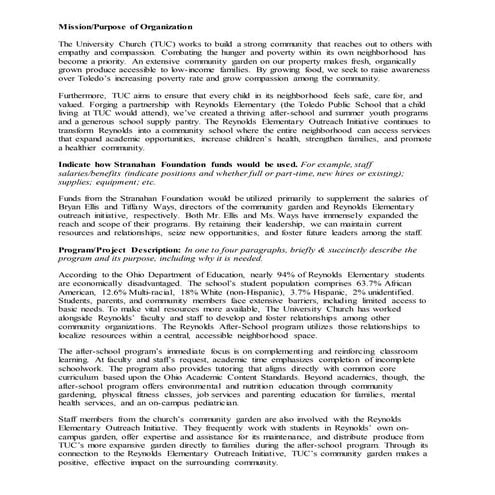 2014 Stranahan Letter