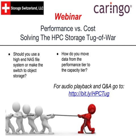Webinar: Performance vs. Cost - Solving The HPC Storage Tug-of-War