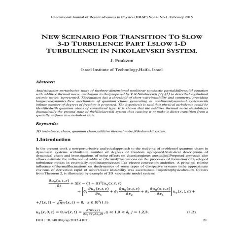 Statisical Models of Turbulent Flow.pdf file | PDF