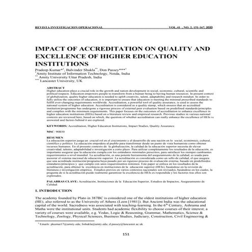 Quality Assurance in Higher Education | PPT