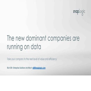 Big Data LDN 2017: The New Dominant Companies Are Running on Data