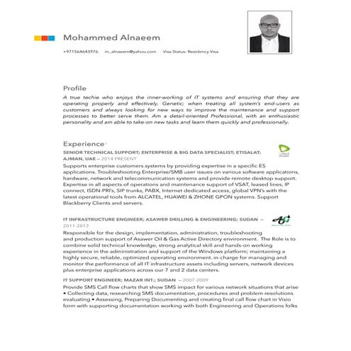 Mohammed Alnaeem Resume_2015