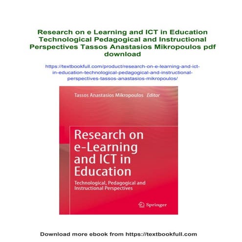 ICT in Education and Research Methods | PPT
