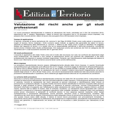 Modulo 3 gestione e valutazione del rischio | PDF