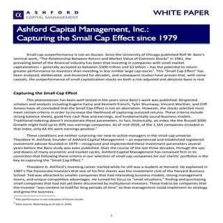 White Paper - Ashford Capital - Cap...