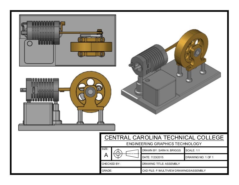 Stirling Engine Assembly -Layout1