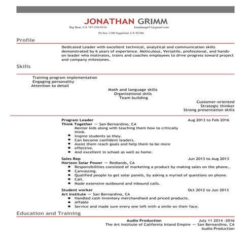 resume | DOCX