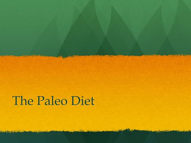 Paleo Diet