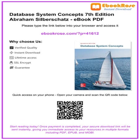 Database System Concepts 7th Edition Avi Silberschatz | PDF