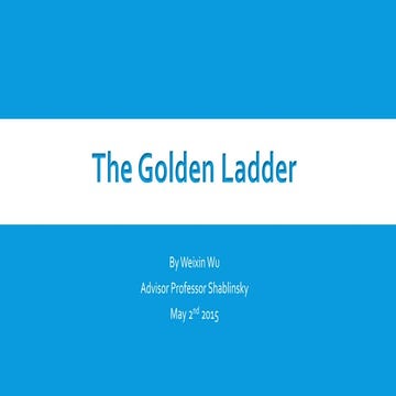 The Golden Ladder | PPT