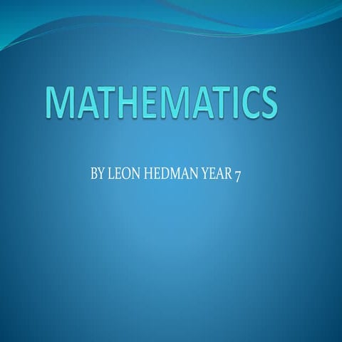 MATHEMATICS
