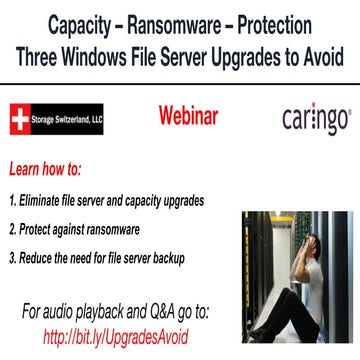 Capacity - Ransomware - Protection - Three Windows File Server Upgrades to Avoid