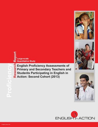 english proficiency assessments of primary and secondary teachers and student...