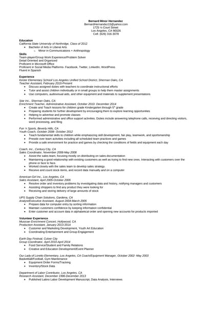 Resume SLS | DOCX