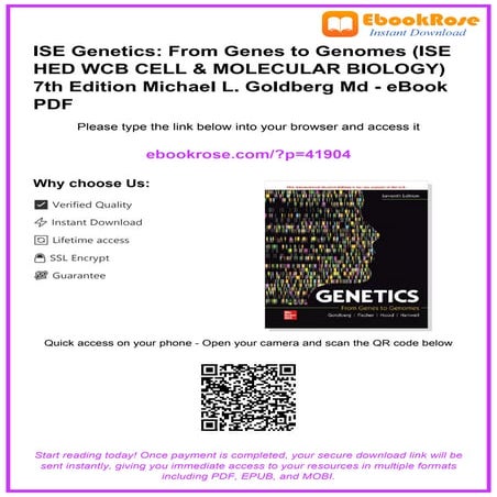 Introduction to Genetic Analysis 12th Edition Griffiths | PDF