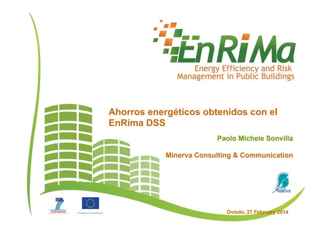 Ponencia Jornada técnica “Proyectos europeos en eficiencia energética en edificación”