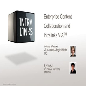IDC-IL Webcast on Enterprise Content Collaboration 
