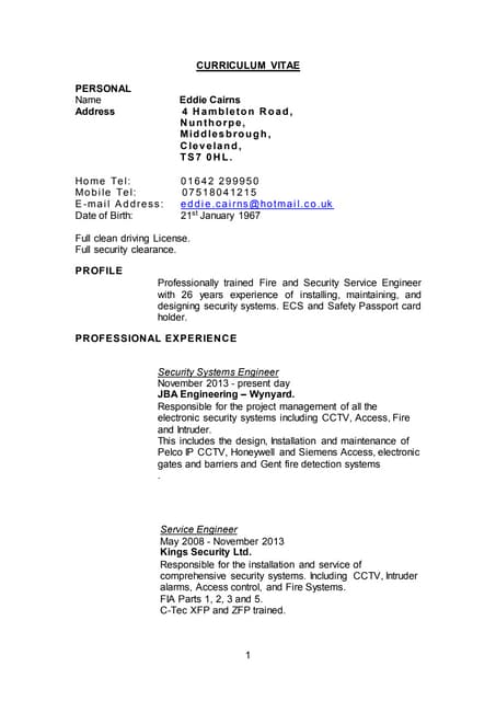 NEW CV