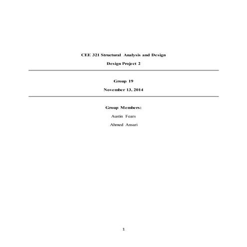 Design Project Report