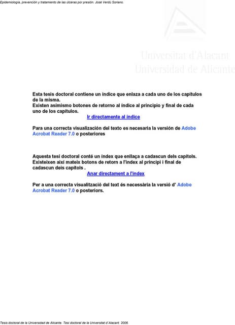 Epidemiología, prevención y tratami...